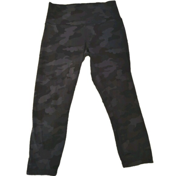 Lululemon Align High Crop Leggings Camo Size 10 - Picture 6 of 8